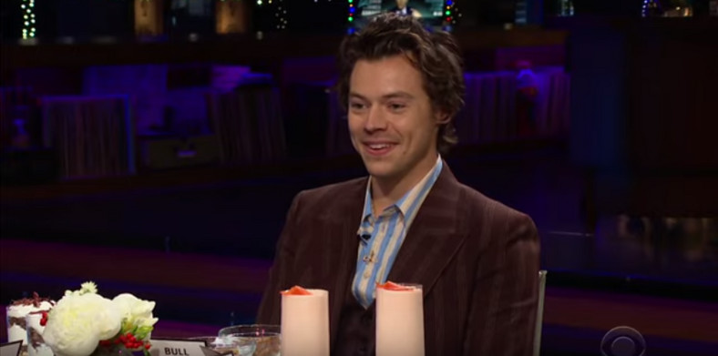 Kendall Jenner i Harry Styles w "The Late Late Show"