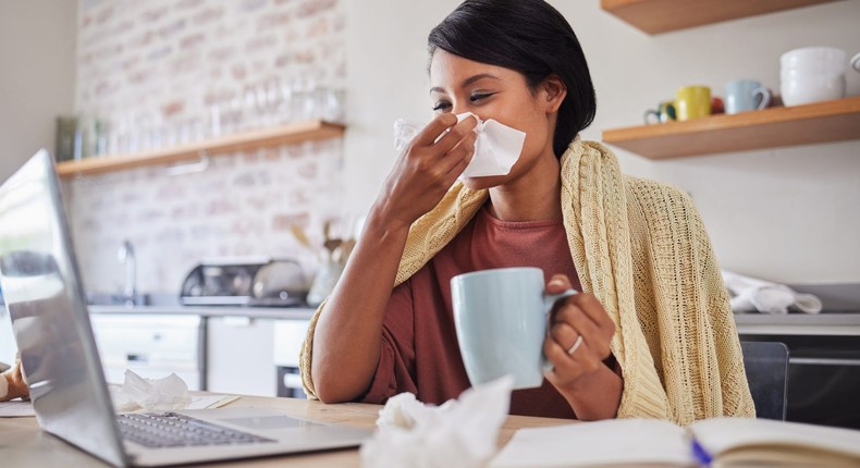 Experts said it's managers' responsibility to enforce sick leave. PeopleImages/Getty Images