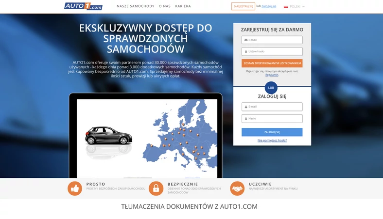 AUTO1.com wprowadza nowe standardy na rynek aut z drugiej ręki