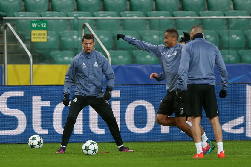 Real Madryt trenuje na stadionie Legii