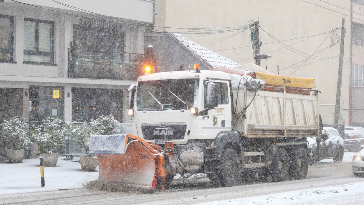 Sneg u Beogradu 4. januara