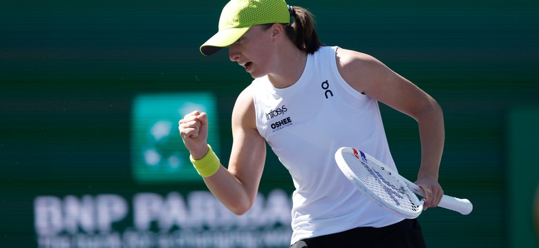Świątek - perfekcyjna, doskonała, zwycięska! Muchova bez szans w 1/8 finału Indian Wells