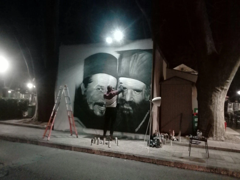 Mural Atanasije Amfilohije1