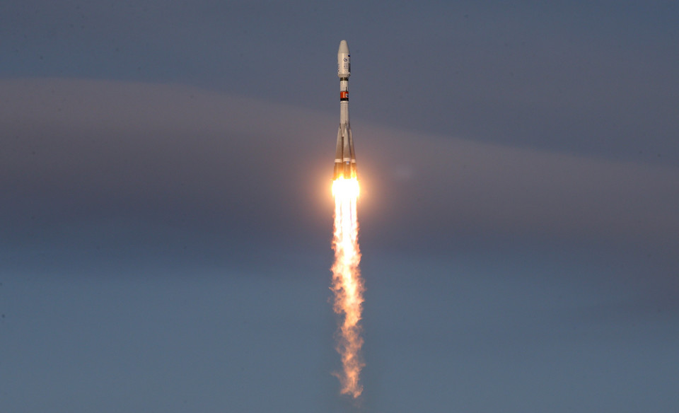 RUSSIA SPACE SOYUZ ROCKET LAUNCH (Russia launches satellites into space from new Vostochny cosmodome)