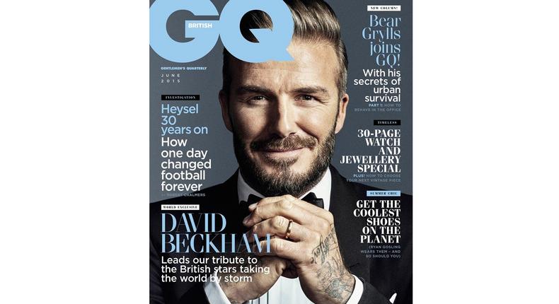 David Beckham for UK GQ magazine