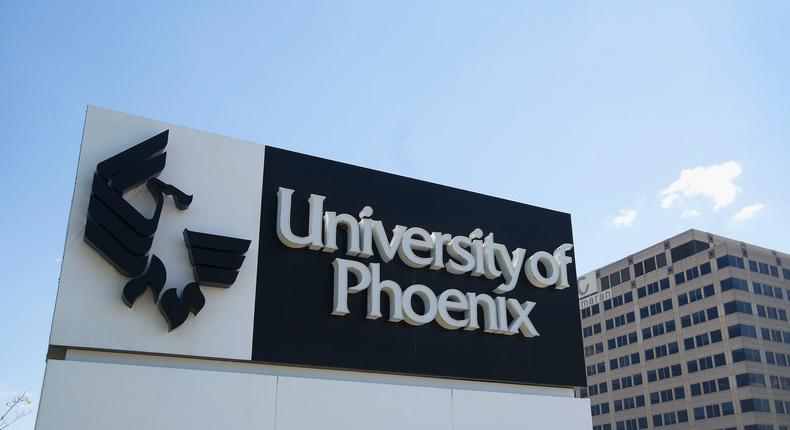 University of Phoenix campus.
