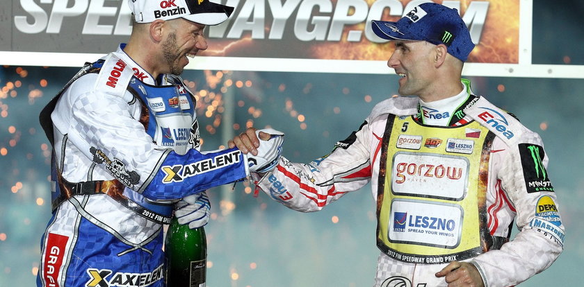 Gollob na podium, Hampel poza