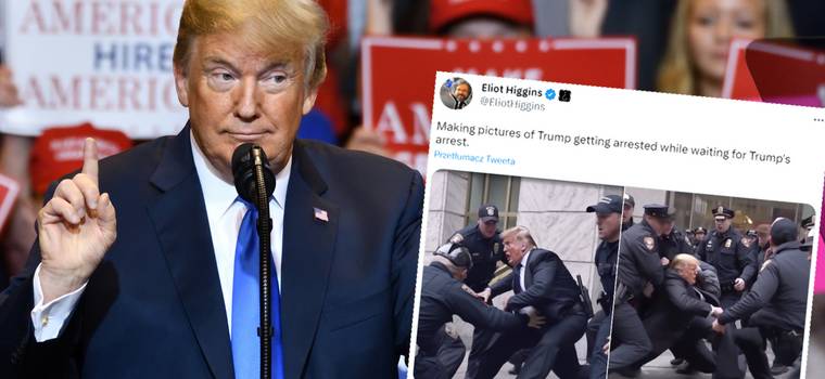 Cała prawda o "zdjęciach z aresztowania Trumpa". Spójrzcie na nogi