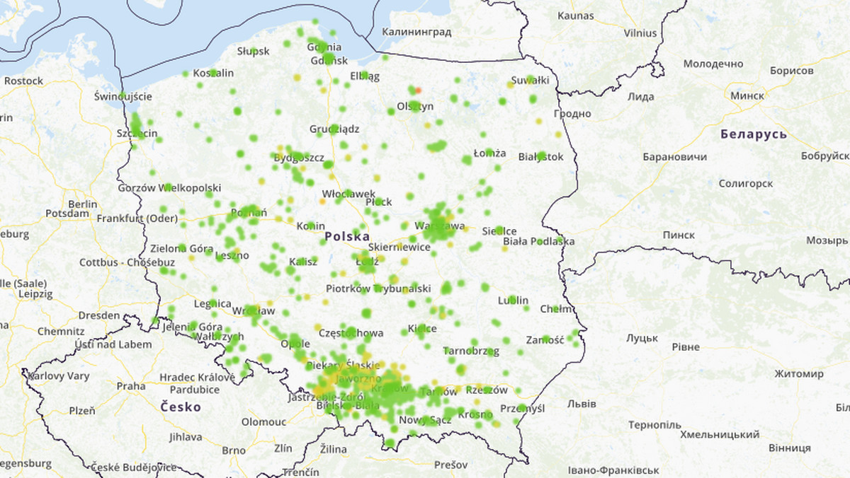 Smog w Polsce - 25 października. Stan, jakość i zanieczyszczenie powietrza