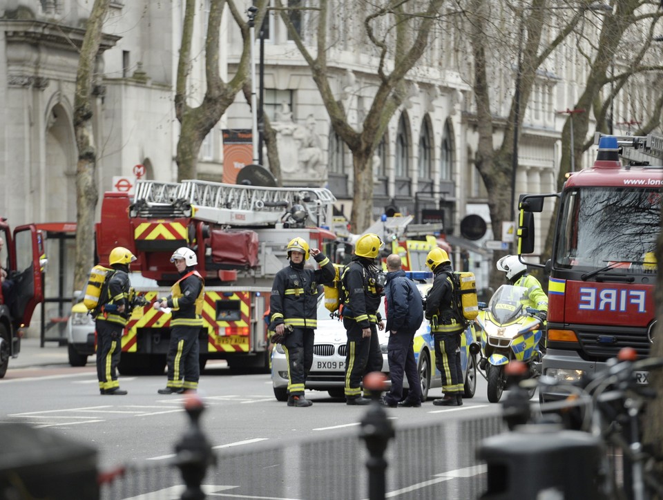 BRITAIN ACCIDENT (Fire in Holborn)