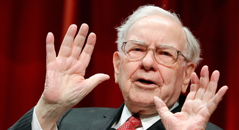 Warren Buffett speaks onstage during Fortune's Most Powerful Women Summit at the Mandarin Oriental Hotel on October 13, 2015 in Washington, DC.