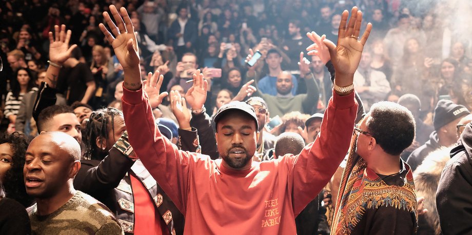 Kanye West showed off the trailer for 'Only One' for the first time at Madison Square Garden during the livestream for his new fashion line and latest album "The Life of Pablo."