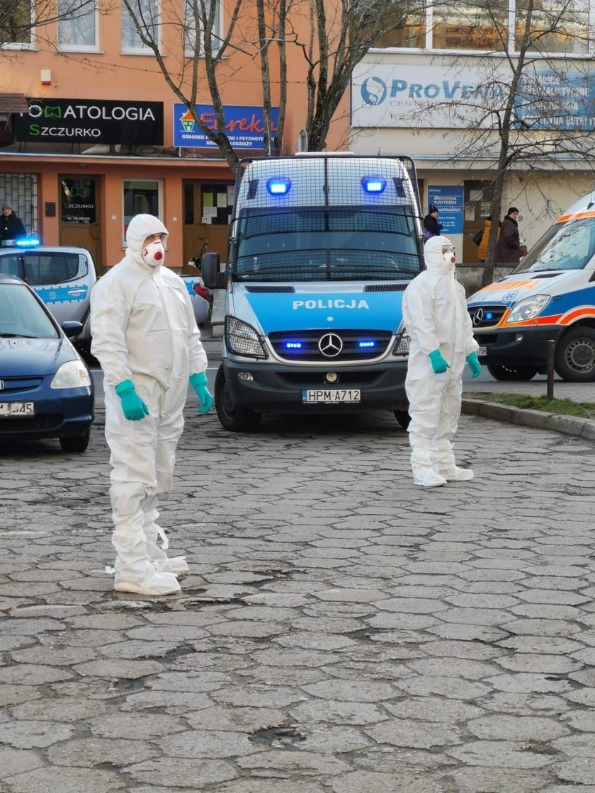 Około 60-letni mężczyzna również samowolnie opuścił szpital