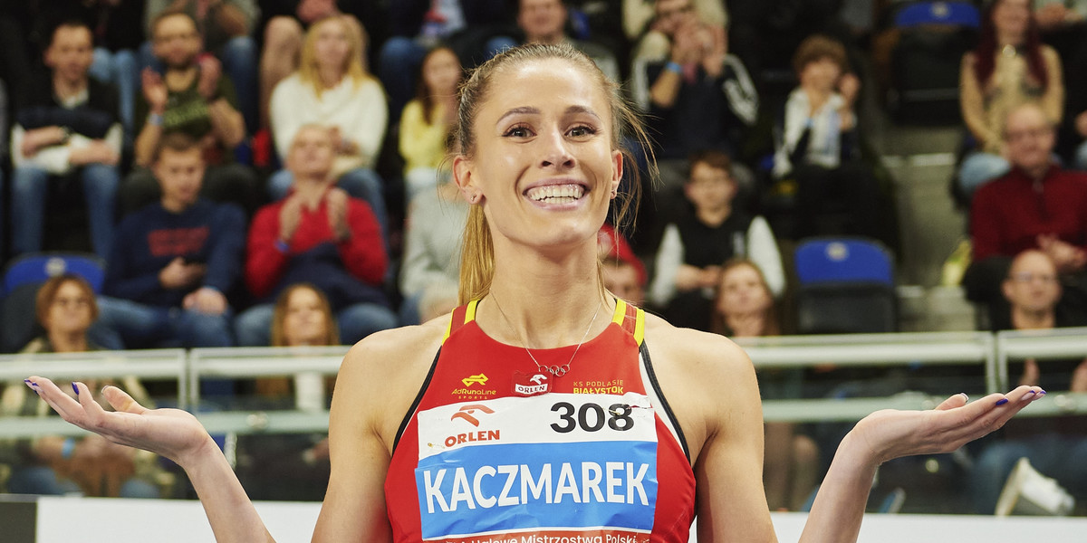 Natalia Kaczmarek z halowym rekordem Polski na 400 metrów. 