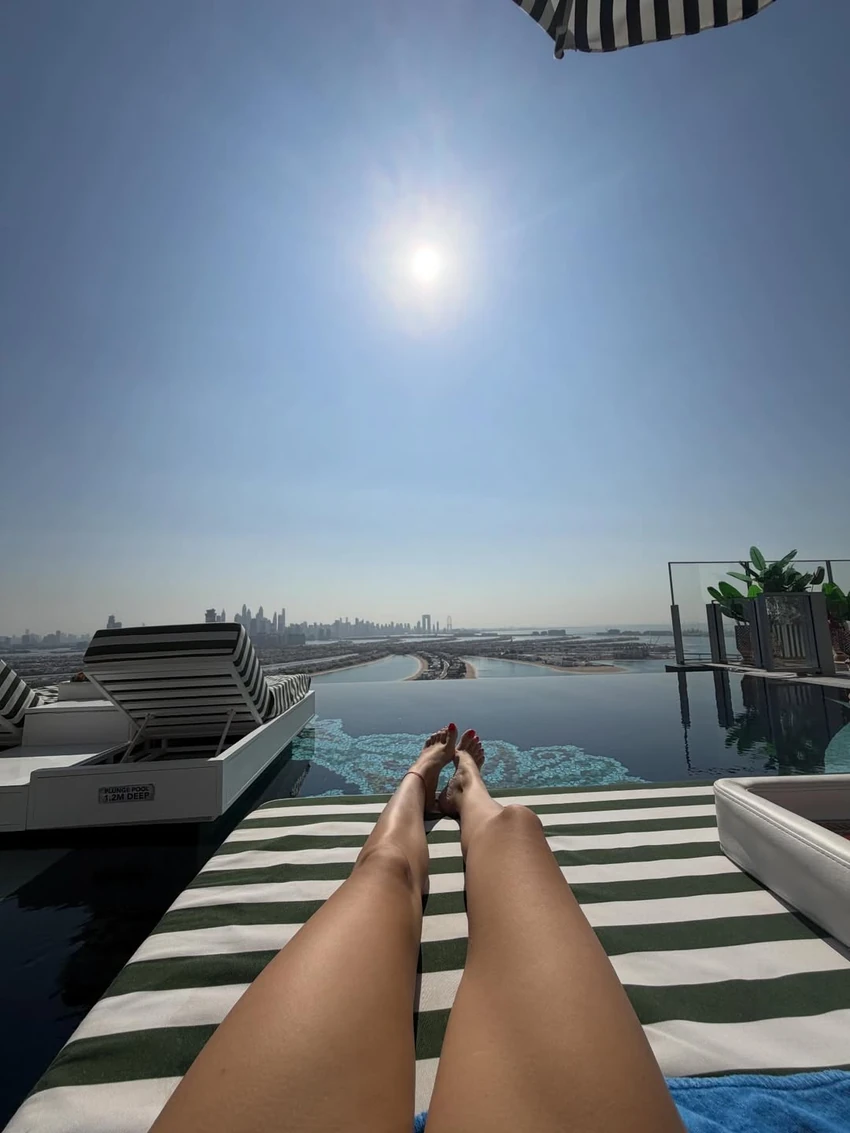 Ana Rajković uživa u Dubaiju 