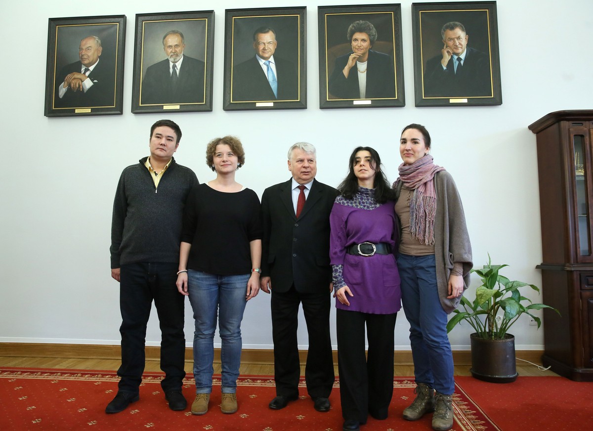 Spotkanie Borusewicza z rosyjską młodzieżą