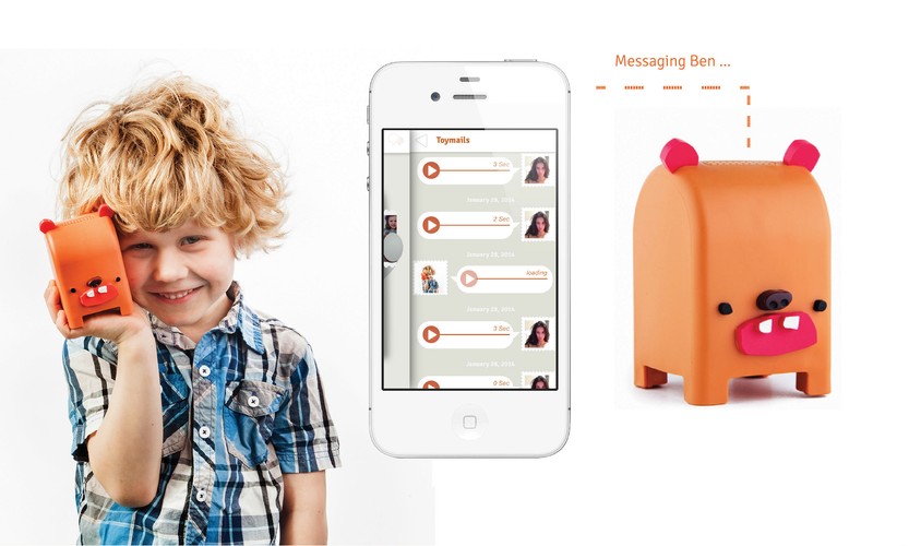 Oddawanie telefonu komórkowego w ręce dwulatka może się okazać kiepskim pomysłem. W jaki sposób możemy więc komunikować się z maluchem na odległość? Z pomocą przychodzą nam zabawki z serii Toymail z wbudowanym modułem Wi-Fi, który umożliwia dziecku wysyłanie wiadomości głosowych na smartfona rodzica. Swoim wyglądem maskotki te przypominają skrzynkę pocztowa, a ich obsługa jest – nomen omen – dziecinnie prosta.