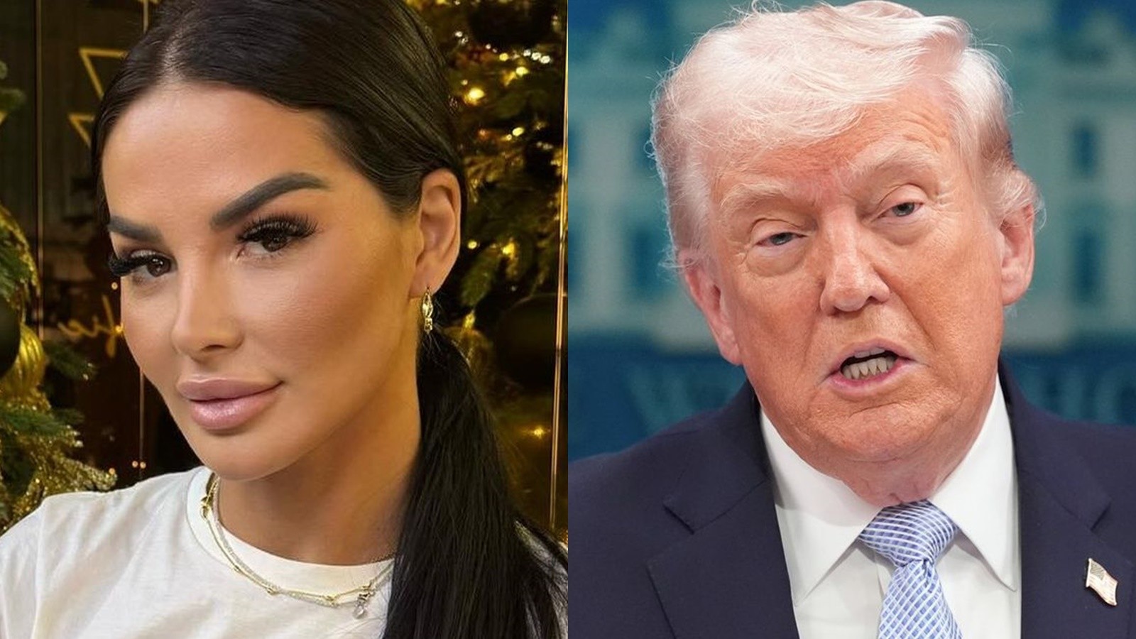 Zuzana Plačková a Donald Trump.