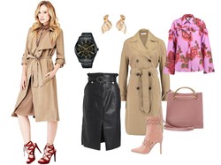 Niezastąpiony wiosną: beżowy trencz w modnych odsłonach. STYLIZACJE