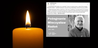 Pan Mieczysław uratował wiele żyć. "Odszedł na wieczny dyżur". GOPR Beskidy w żałobie