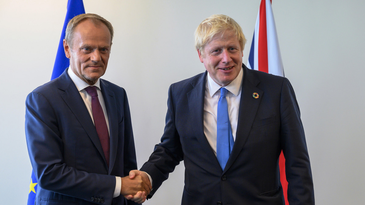 Boris Johnson spotkał się z Donaldem Tuskiem podczas szczytu klimatycznego ONZ