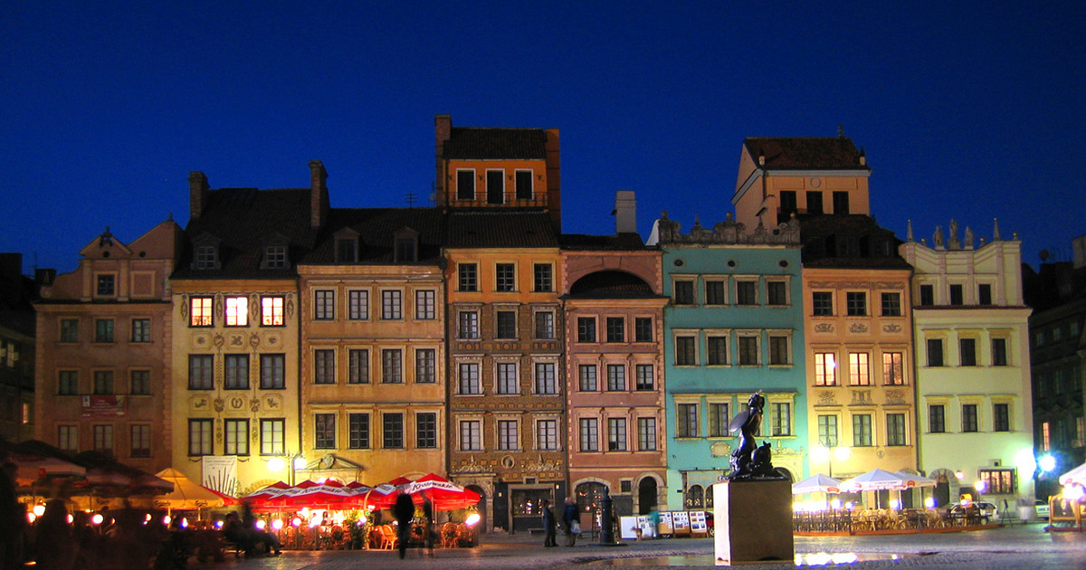 Polska Warszawa Stare Miasto Podroze