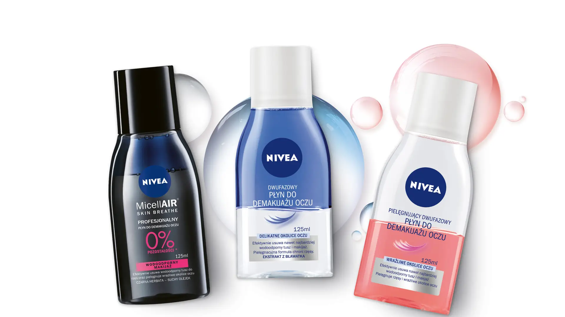 Wyjątkowa ochrona rzęs z płynami micelarnymi Nivea