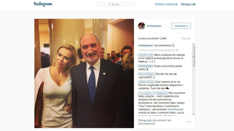 Doda i Antoni Macierewicz