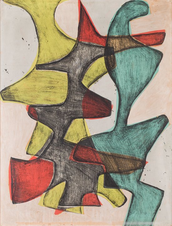 Maria Jarema, "Kompozycja II - Postacie" (1957 r.)