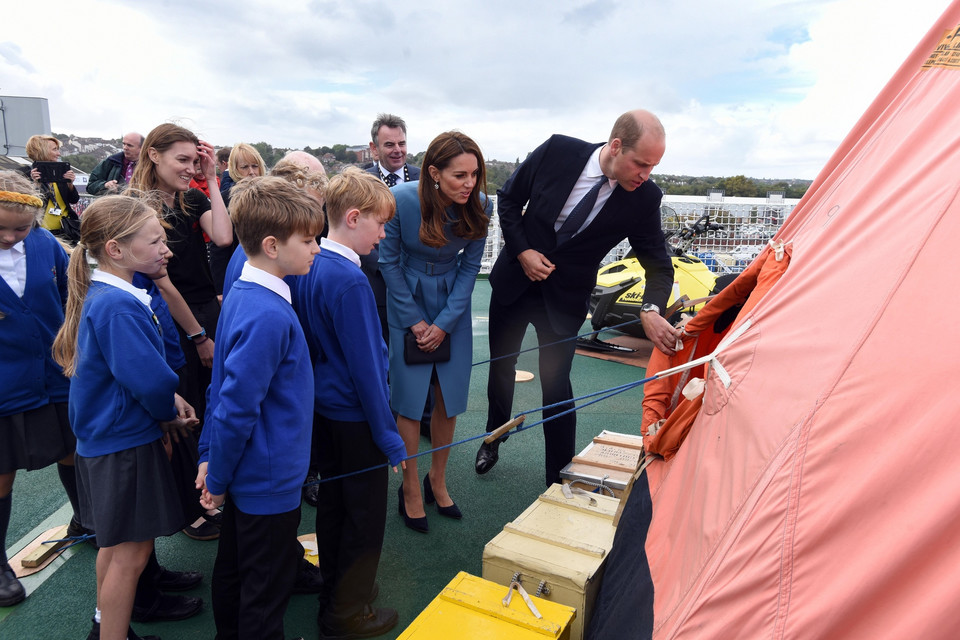 Kate i William ochrzcili statek polarny