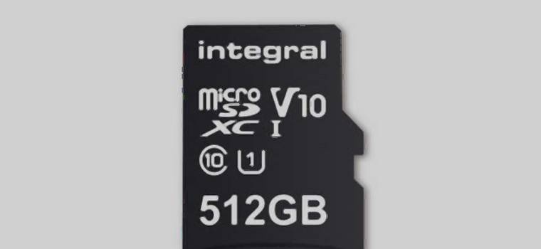 Integral Memory stworzyli kartę microSD o pojemności 512 GB