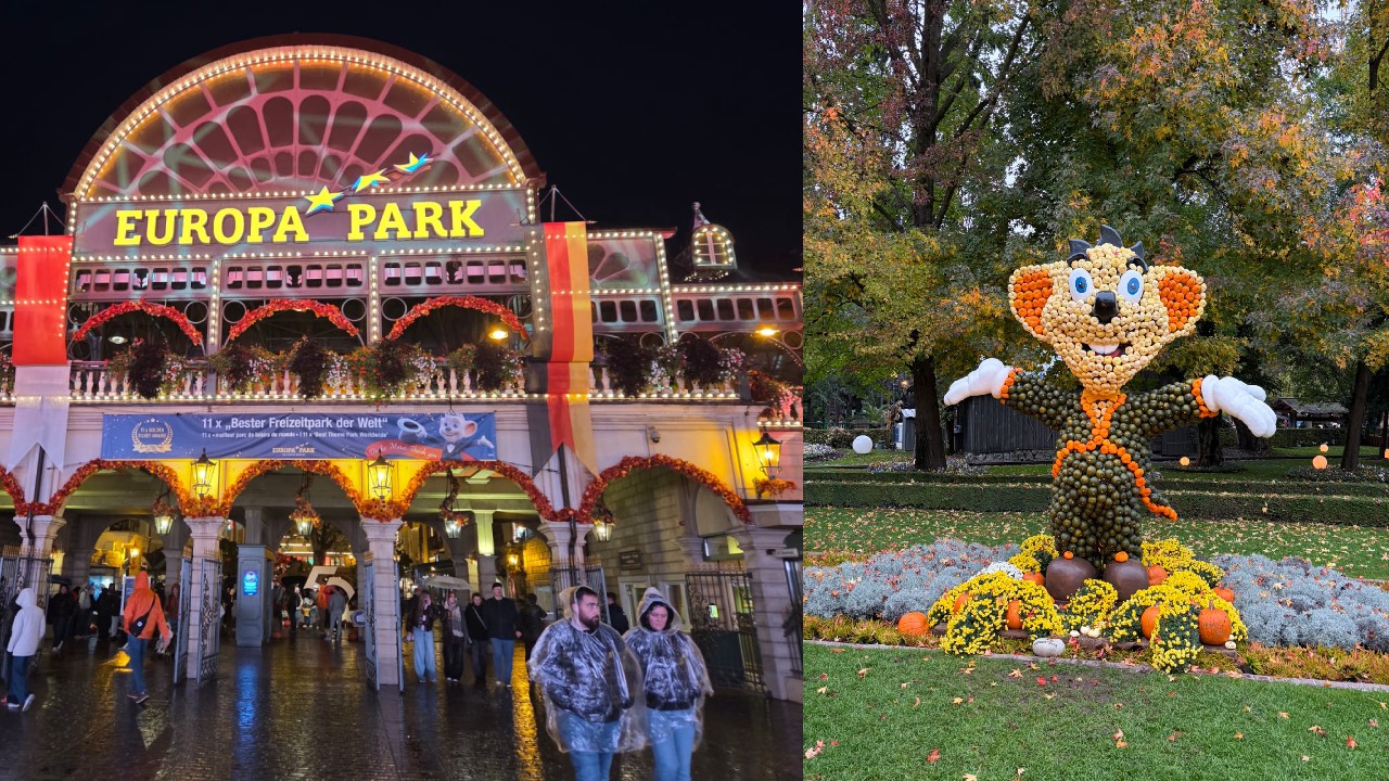 Cum arată cel mai mare parc de distracții din Germania decorat cu 180.000 de dovleci, de Halloween