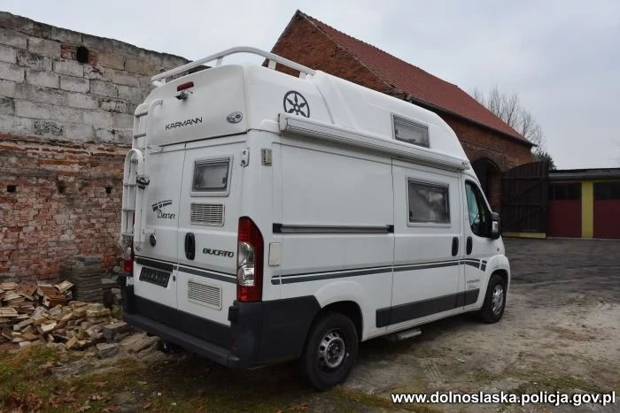 Skradziony Fiat Ducato