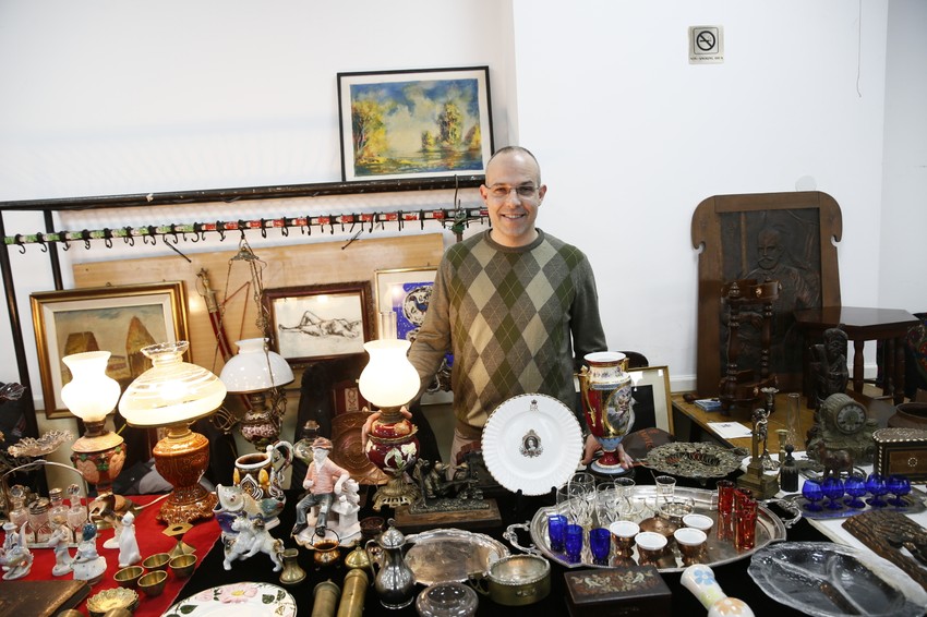 Dušan Stojković na svom štandu 