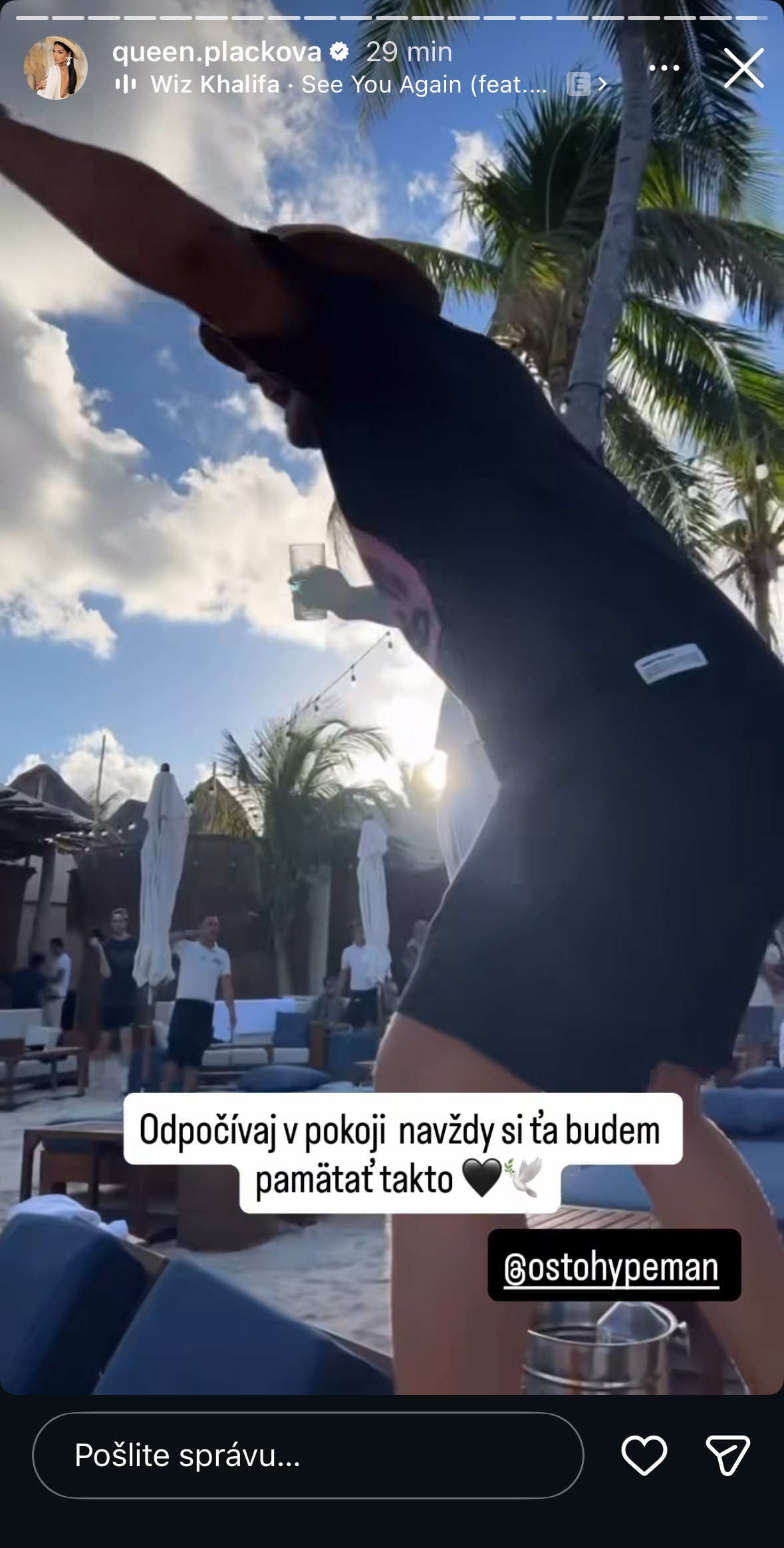 Reakcia Plačkovej na smrť moderátora Osťa.