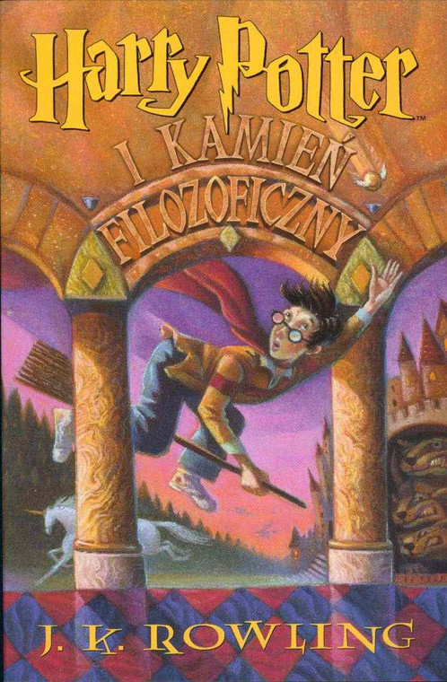 "Harry Potter i kamień filozoficzny" okładka