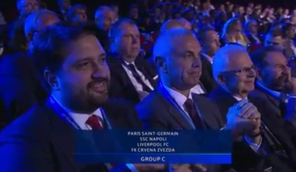 Delegacija Crvene zvezde na žrebu u Monaku