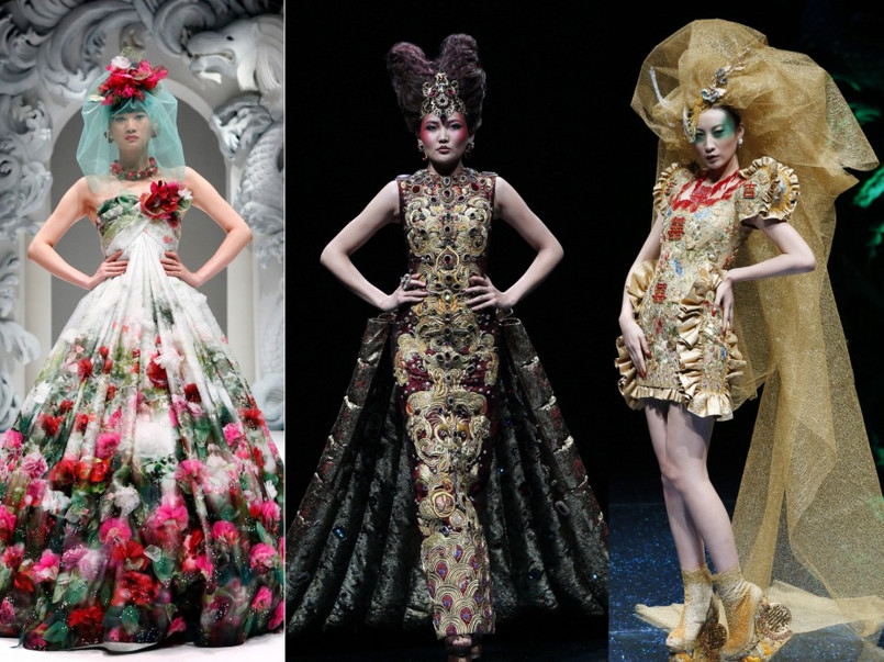 Suknie projektantów japońskich i chińskich