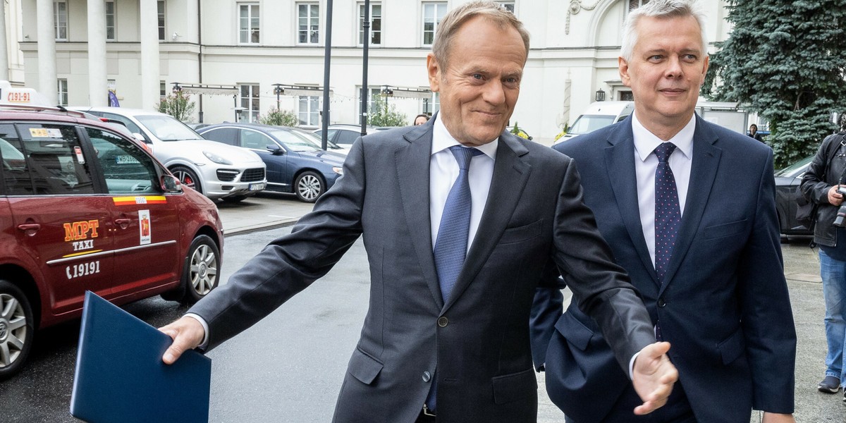 Donald Tusk i Tomasz Siemoniak