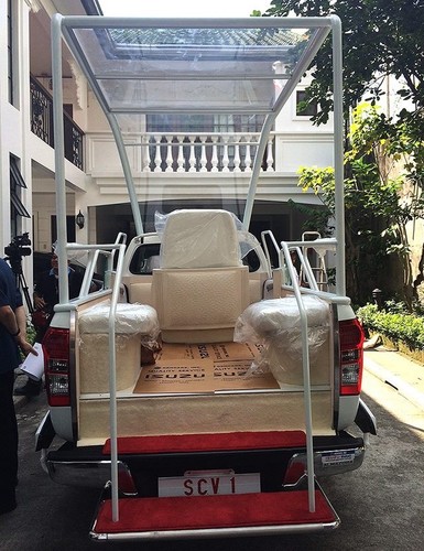 Papamobile papieża Franciszka