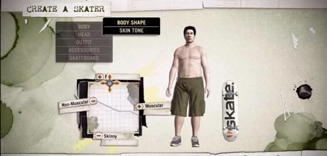 Screen z gry "SKATE"
