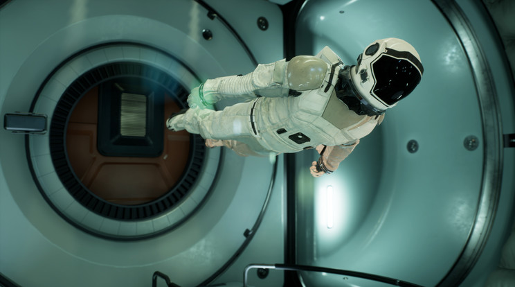 Lebeg vagy sem - egy képzeletbeli űrhajós / Fotó: Getty Images