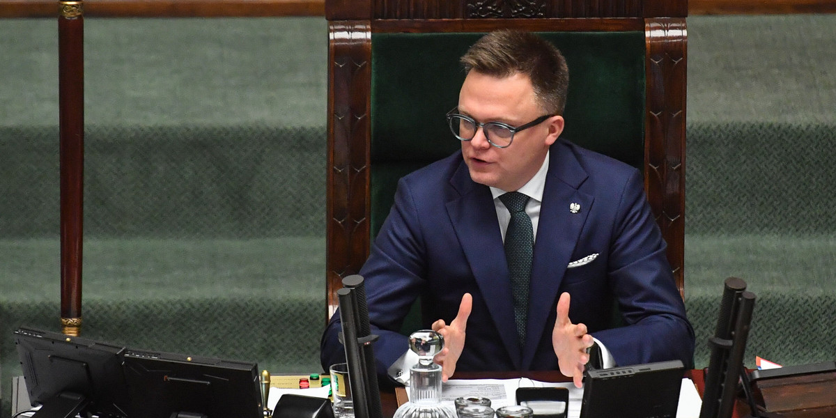Polska 2050, partia marszałka Sejmu Szymona Hołowni, złożyła projekt uchwały w sprawie TVP
