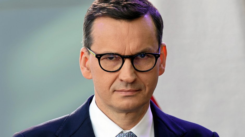 Mateusz Morawiecki podczas wizyty przewodniczącej Komisji Europejskiej Ursuli von der Leyen w Polsce (02.06.2022)