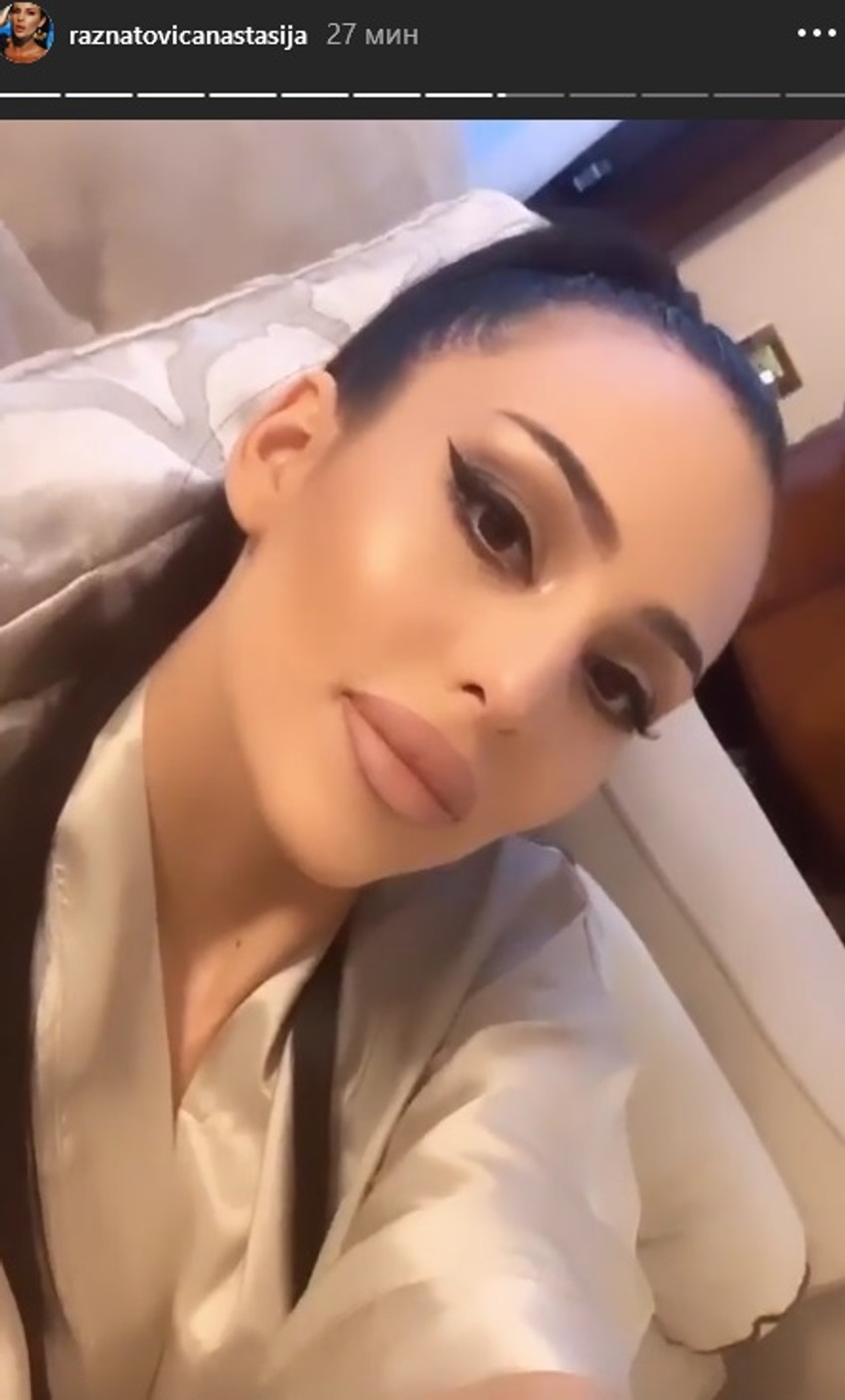 Anastasija Ražnatović spremna za devojačko veče