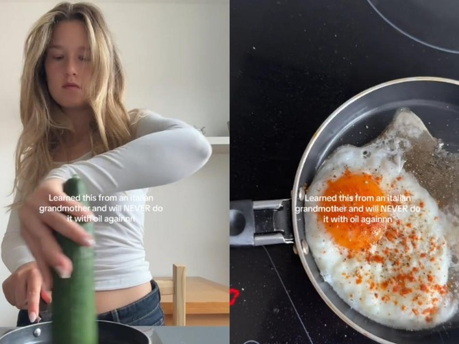Zbog trika sa prženim jajima izazvala je raspravu na internetu