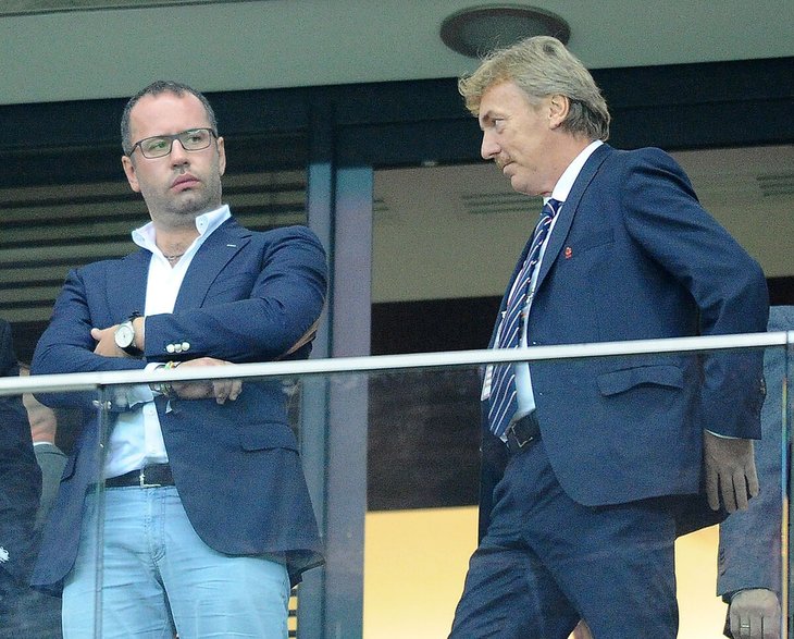 Bogusław Leśnodorski i Zbigniew Boniek (fot. Łukasz Laskowski / PressFocus)