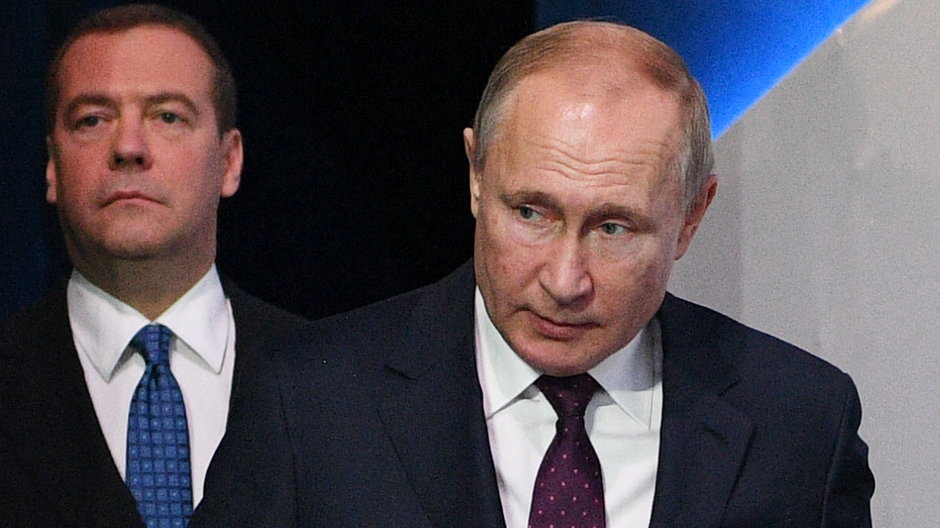 Władimir Putin i Dmitrij Miedwiediew, 2019 r.