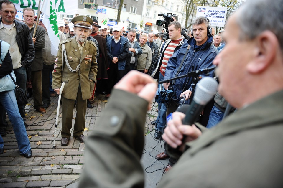 WARSZAWA AKCJA PROTESTACYJNA ROLNICY