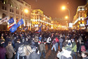 BIAŁORUŚ PLAC NIEPODLEGŁOŚCI MANIFESTACJA